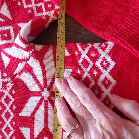 Talbots Mockneck Bicolor Fair Isle Long Sleeve Sz. PS Sweater NWT - Picture 11 of 13